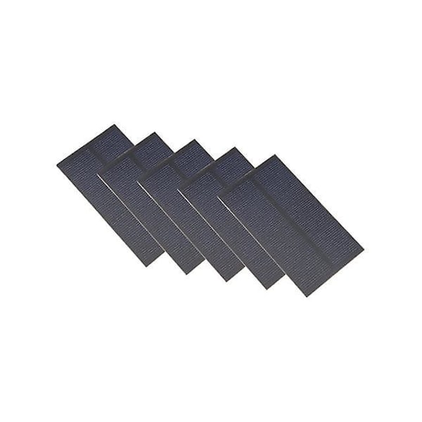 5 kpl 1W 5V mikroaurinkopaneelimoduuli DIY-polysilicium lelujen laturiin