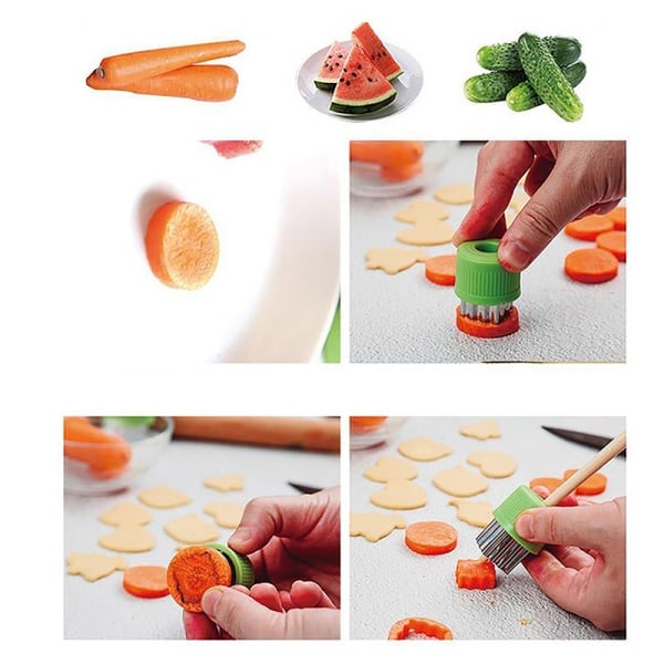IC Stål Frugt Grøntsagsfondant DIY Cookie Form