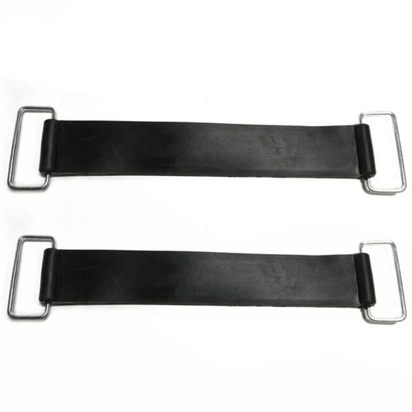 2 STK Batteri Fastgørelsesrem Holder Elastisk Bånd