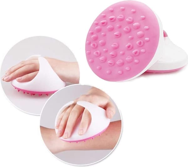 Massageborste, silikon hårbottenmassager och hårborste, anti-cellulit bantning, kroppsmassager