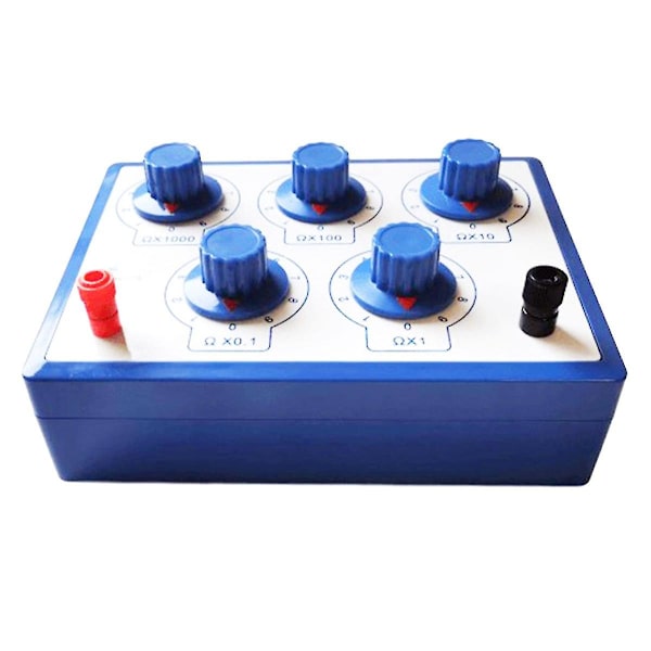 J2361 Resistanslåda Precision Variabel Dekad Resistor 0-9999.9 Resistansmätare För Undervisning Ins - MXBC