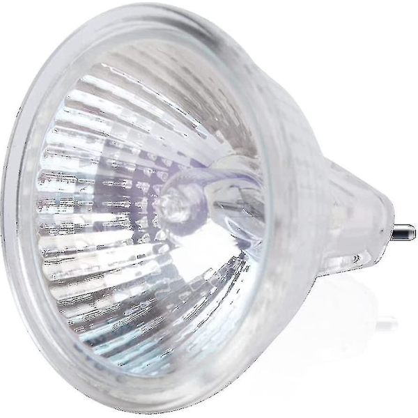 Sett med 8 GU5.3 MR16 20W 12V Varmt Hvit Halogenpære, Glasshette 400 lumen 2-pin Spotlysutskifting for 20W Halogen