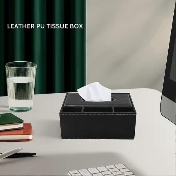 Pu Tissueboks Fjernkontroll H Functal Skrivebord Izer Blyant Saksbeholder (bla