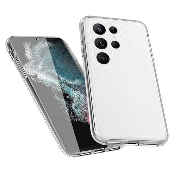 360° Heltäckande & Stötdämpande Skal Samsung S22 Ultra Transparent