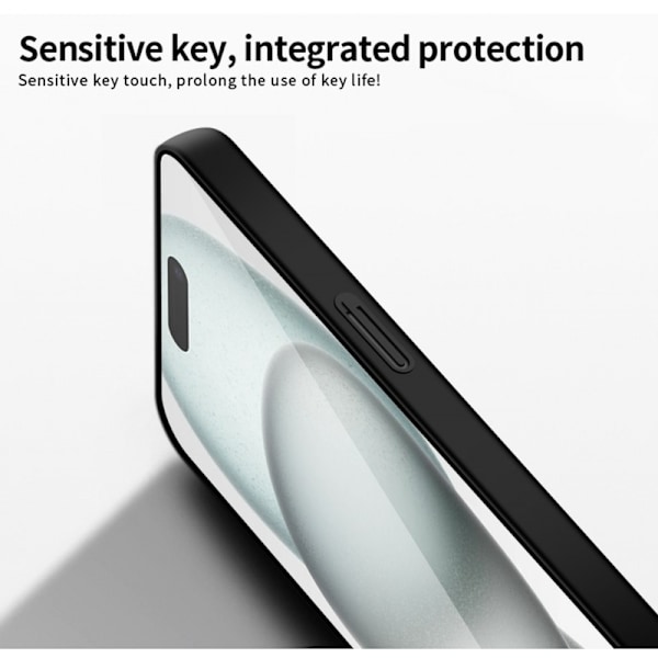 iPhone 16 Plus Ultratunt Mattsvart Skal Basic V2