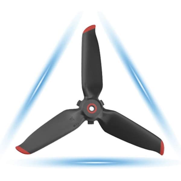 2 par FPV-propeller kompatible med DJI FPV Combo Drone, propellerblader for View Drone UAV Quadcopter med 4K-kamera - rød kant