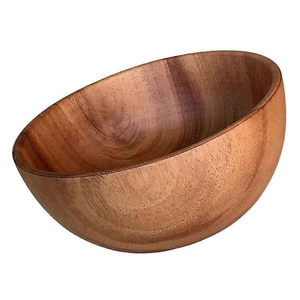 1 stk 10X6CM Praktisk Trebestikk Husholdningsfat Fruktskål Salatskål