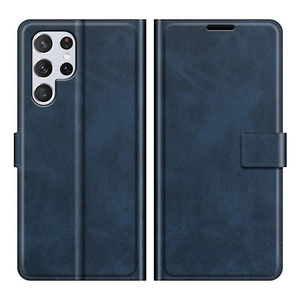 Flip Folio Fodral Galaxy S22 Plus - Blå Blå
