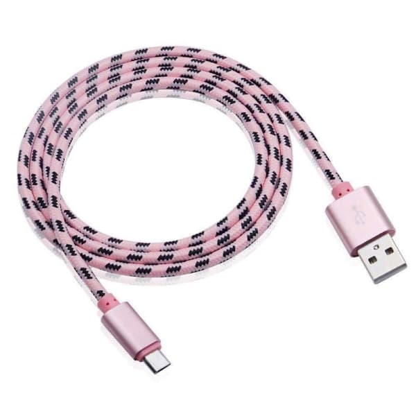 5-pack 2m Flätade Lightning-kablar Laddnings- och Datakabel för iPhone 11 13 14