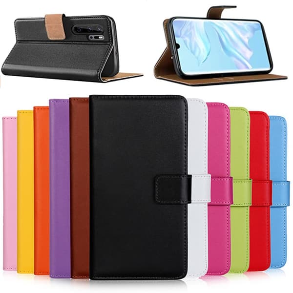 Huawei P30/P30Pro/P30lite pung etui kortholder sort - Sort P30