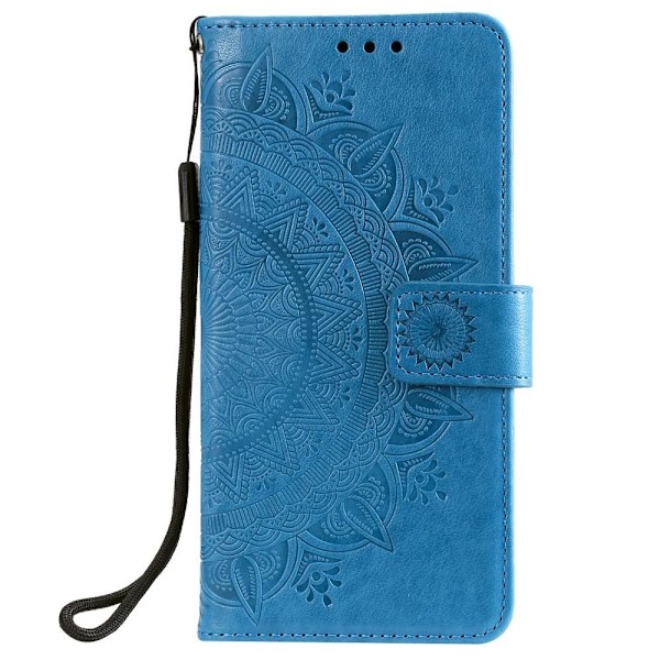 Xiaomi Mi 11 - Mandala Läder Fodral - Blå Blue Blå
