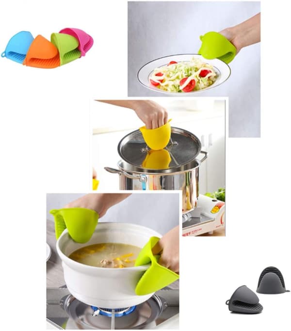Tykk silikon varmebestandig ovnsvott for baking, grilling og mer