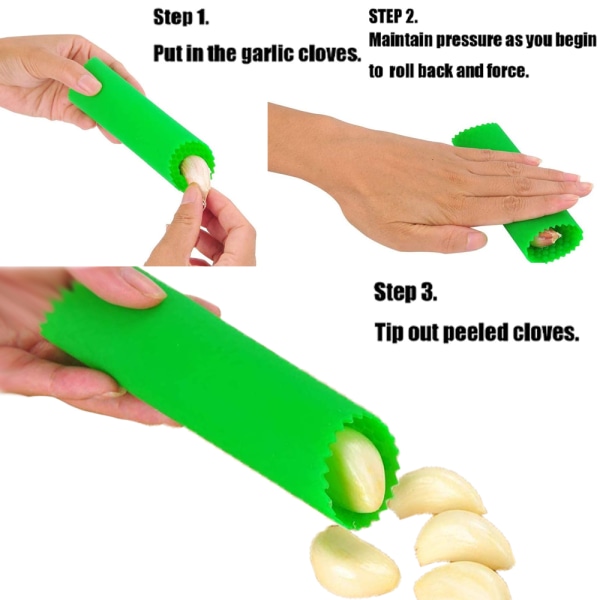 Garlic Peeler Skin Remover Roller Keeper, bästa silikonrör