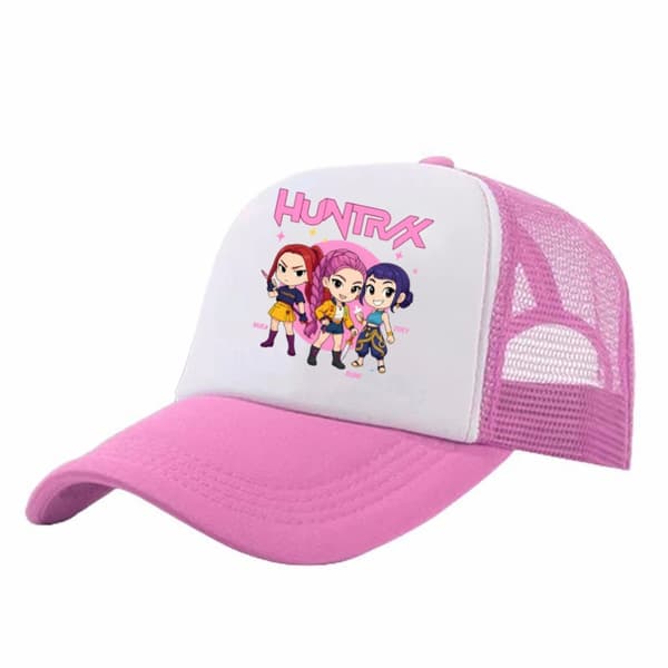 Baseballkeps i mesh med tecknat tryck, stil 4