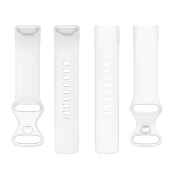 Fitbit Charge 6 / 5 Armband TPU (L) Vit