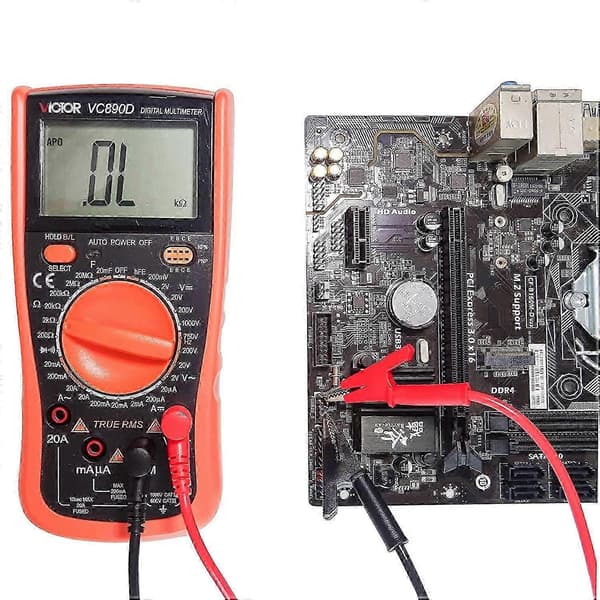 5 stk. dobbeltendede krokodilleklemmer testkabel, til test af fleksibelt kobberkabel til elektrisk test 1 m