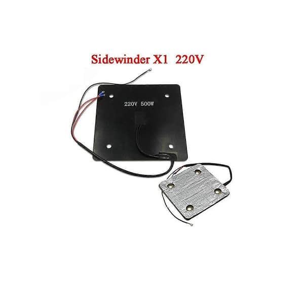3D-printerdele Varm seng varmekit i bomuld 500W 300x300mm opvarmet seng til X1