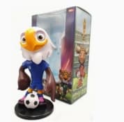 FIFA World Cup 20cm Hvidhovedet Ørn Maskot Skrivebordsfigur Trofæ C