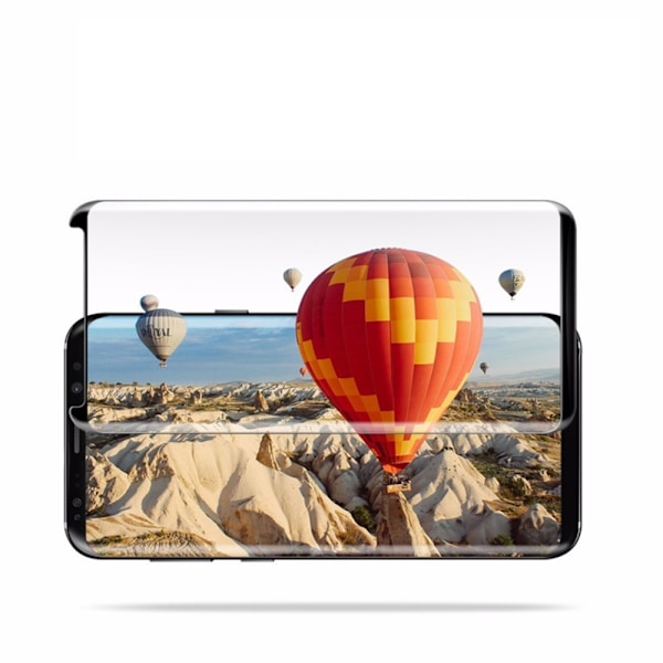 2-PACK Skärmskydd CASE-Friendly & Full-Glue Samsung Galaxy S9 Svart