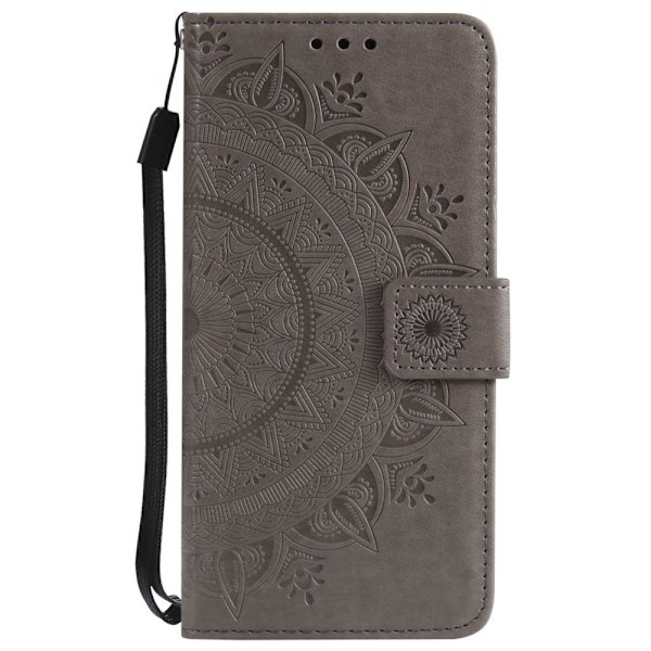 iPhone 7/8 Plus - Mandala Plånboksfodral - Grå Grey Grå