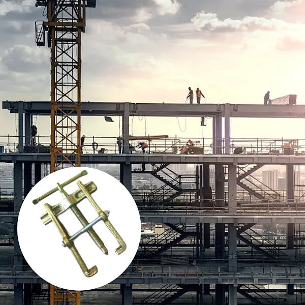 Kraftig Remhjuldragare, Metallager Växel Två-Klo Dragverktyg med Bilateral Rotationsdesign, Justerbar för Olika Storlekar på Växlar och Lager