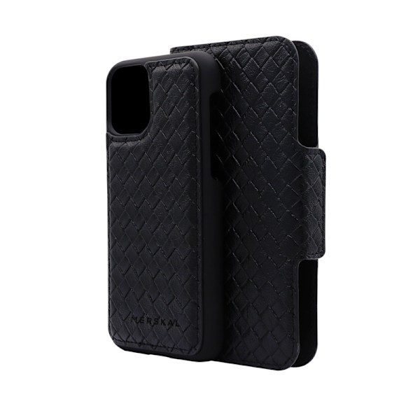 iPhone 11 Pro Merskal Magnetiskt Skal & Plånbok Svart
