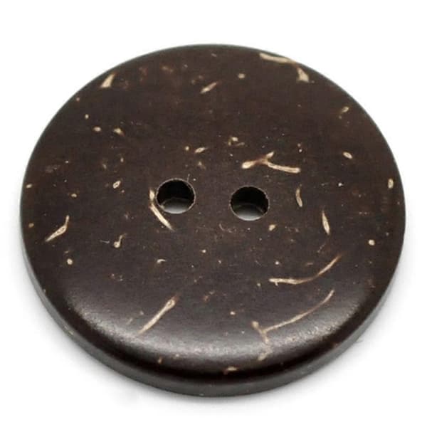 50 STK 15MM Runde Sag 2 Huller Mønster Dekorative Kokosnøddeskal Knapper til Syning Scrapbooking Håndværk