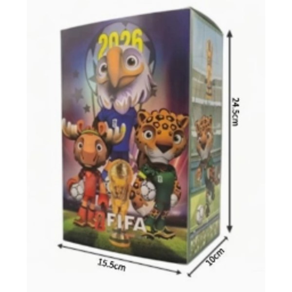 FIFA World Cup 20 cm rensdyrmaskot skrivebordsfigur trofæ B