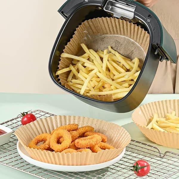Bagepapir til Airfryer - Non-stick - 50-pak