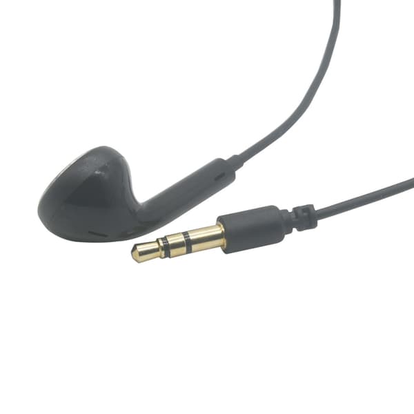 Monokuulokkeet mikrofonilla ja 3,5 mm, musta