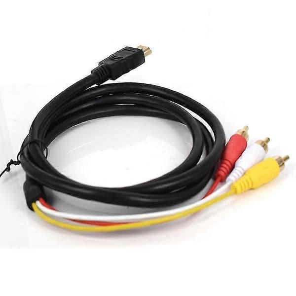 3 HDMI - RCA-kaapelisovitinmuunninkaapeli 1,5 m