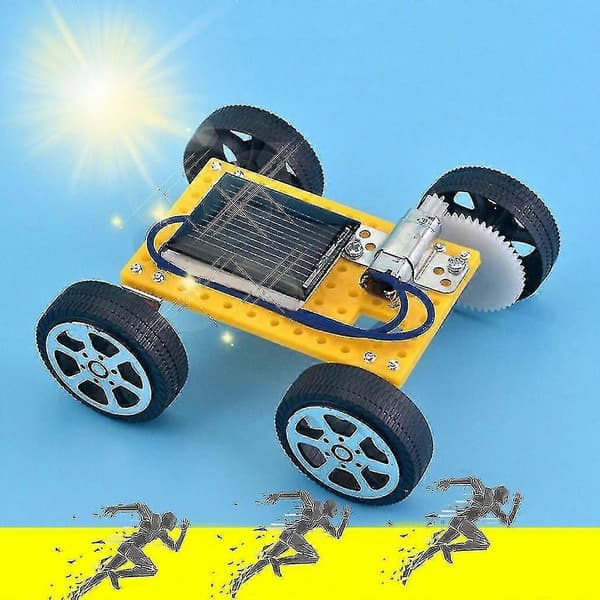 Solarbil DIY Leksaksset Solcellsdriven Bil Kit Utbildningsvetenskap För Barn