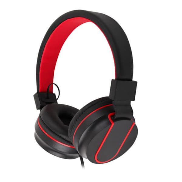 On-Ear-hovedtelefoner med mikrofon, lette foldbare stereo-bashovedtelefoner med bærbare kablede hovedtelefoner til smartphone, tablet, computer, MP3/4
