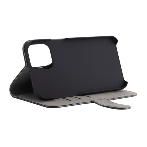 Mobilcover, 3 kortlommer, Sort, iPhone 12 Pro Max