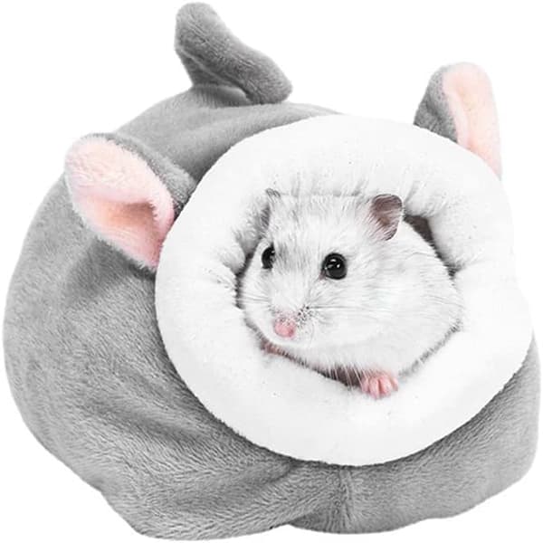 Mini Hamster Säng, Tecknad Djurform, Varm Sovplats för Smådjur