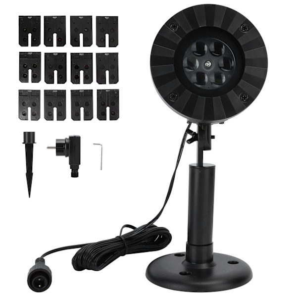 Utomhus Vattentät Projektor Lampa Jul Halloween Tema Fest Dekorativ Lampa EU 100-240V