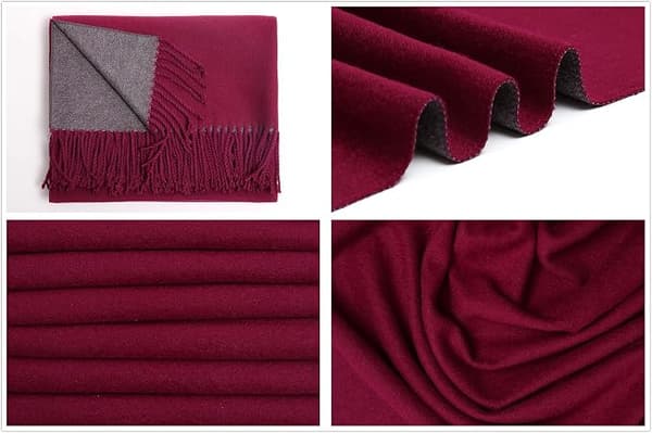 Vintertørklæde Pashmina Sjal Wrap til kvinder Lang Stor Varm Tyk