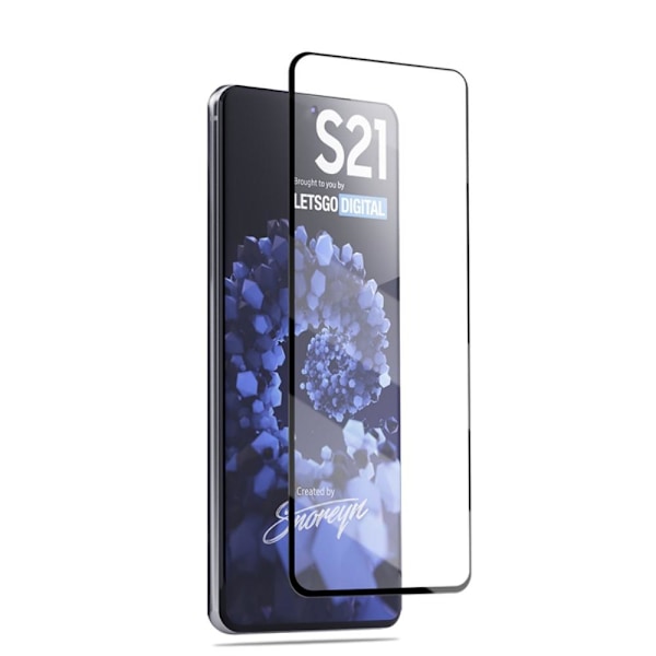 Samsung Galaxy S21 - AMORUS Heltäckande Skärmskydd I Härdat Glas