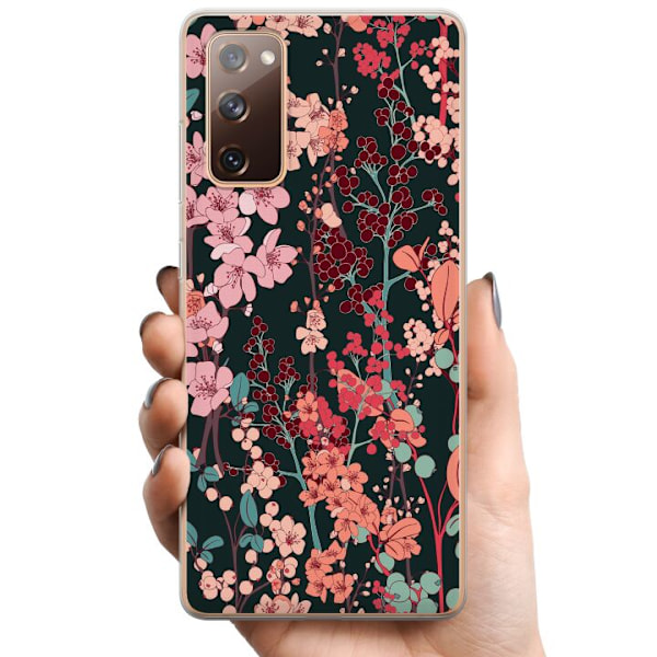 Samsung Galaxy S20 FE TPU Mobilskal Blommor