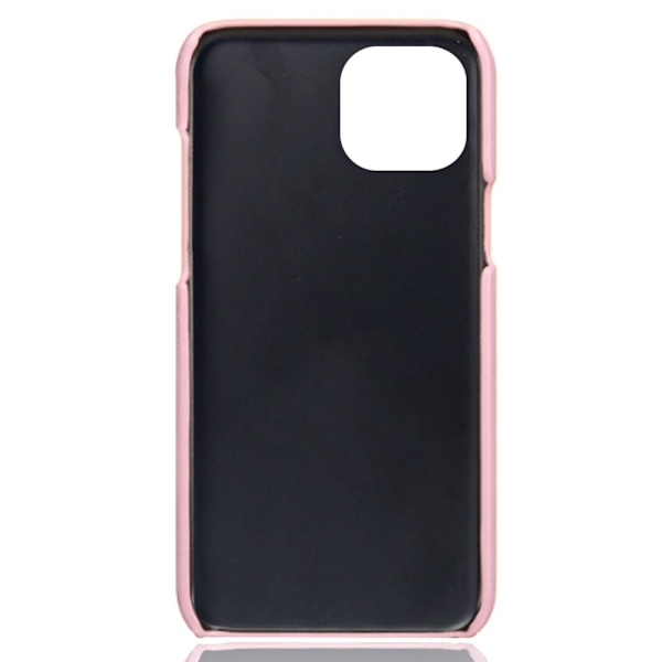 Läderskal Med Kortfack iPhone 14 Rosa