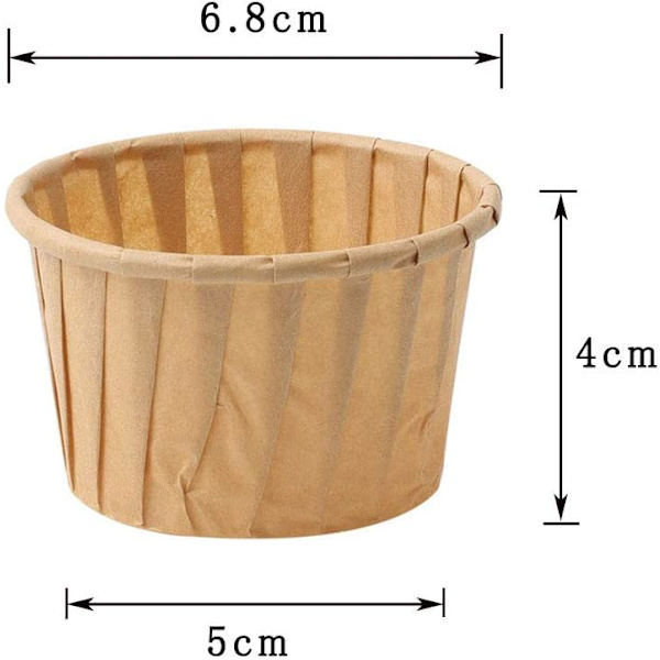 50 stycken muffinsformar och cupcakeformar Muffinpapper Cupcakeomslag