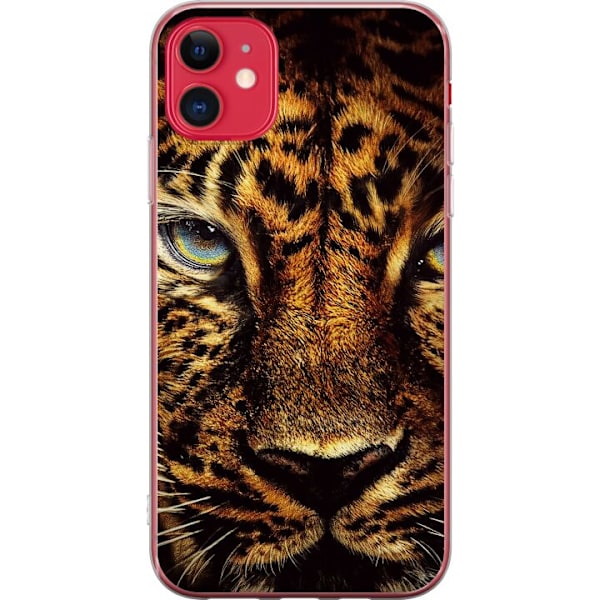 Apple iPhone 11 Genomskinligt Skal Leopard