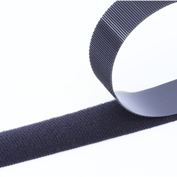 Innovativ fästlösning för slät ytmontering, kraftig kardborreband, självhäftande baksida, säkerställer säkert grepp på väggar och möbler