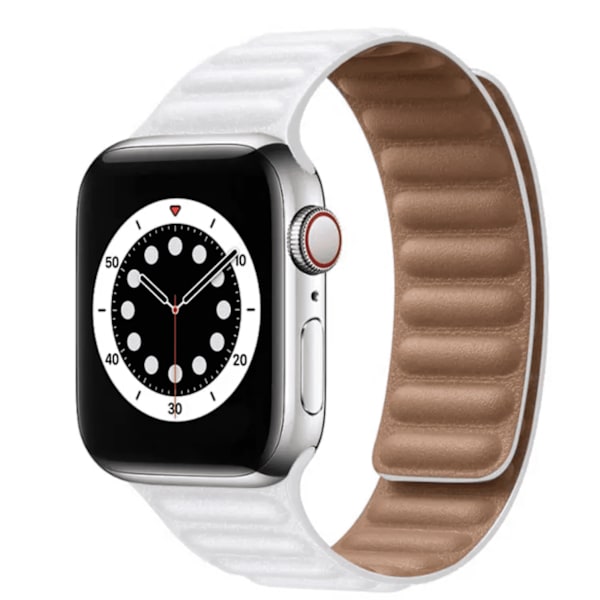 Läderarmband Apple Watch 38mm/40mm/41mm - Äkta Läderarmband - Elegant & Hållbar Marinblå
