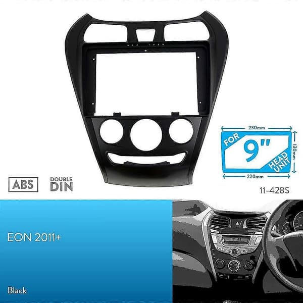 9 Tommer Bilradio Fascia Til Eon 2012 DVD Afspiller Stereo Panel Ramme