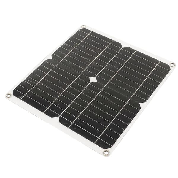 Solpanel Monokrystallinsk Silicium Vandtæt Høj Ydeevne til Autocamper Bil Båd Trailer 20W 18V 30A