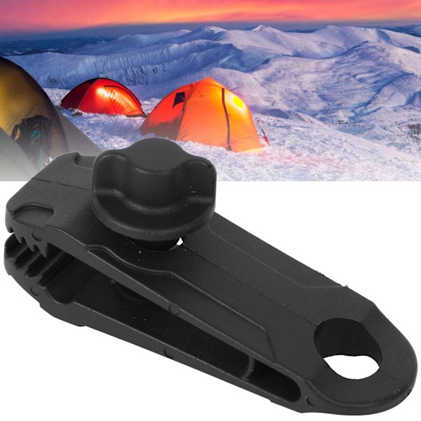 Återanvändbara presenningsklämmor, enkla att använda med låsgrepp Gator Clamp-design, säkrar presenningar, baldakiner och mer, höghållfast PA-material, kraftfull Gator