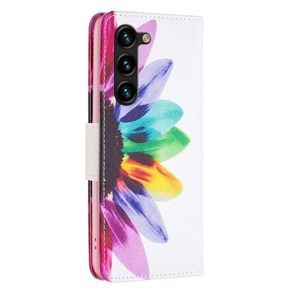 Galaxy S25 Plus / S24 Plus Fodral Med Tryck Solros