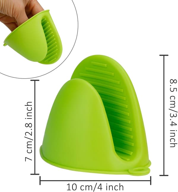 Ugnsvantar Silikon Mini Tjocka Värmebeständiga Silikonhandskar