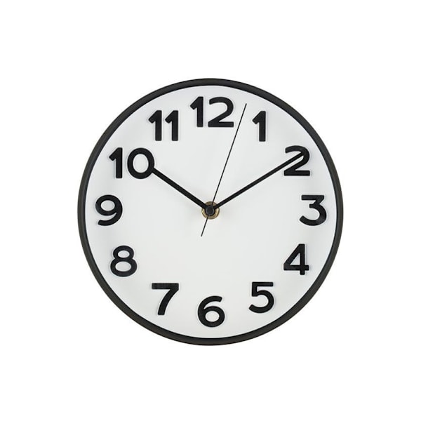 Väggklocka Ora 20cm i svart - Tidlös design och perfekt synligh